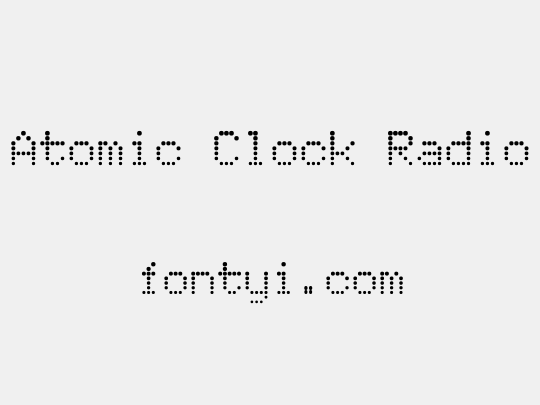 Atomic Clock Radio