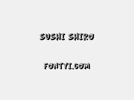 SUSHI SHIRO