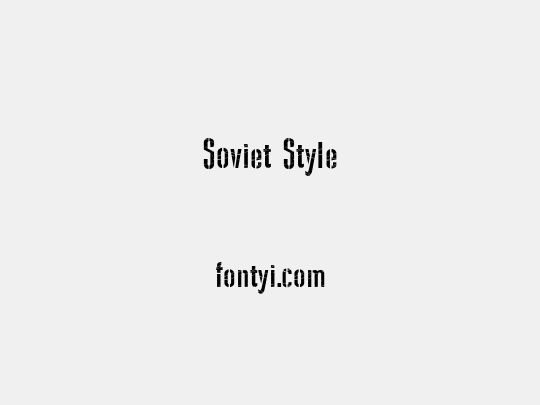 Soviet Style