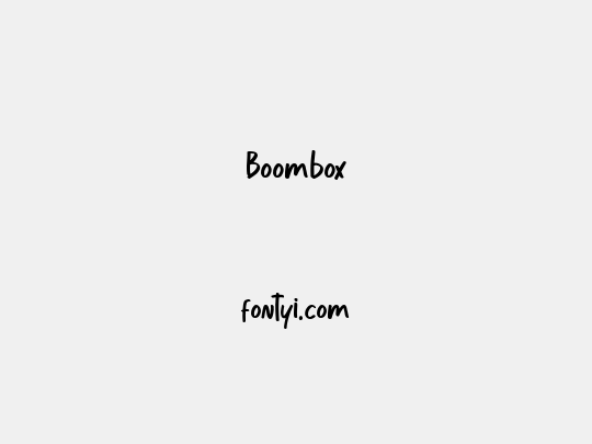 Boombox
