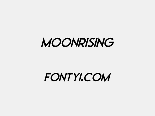 Moonrising