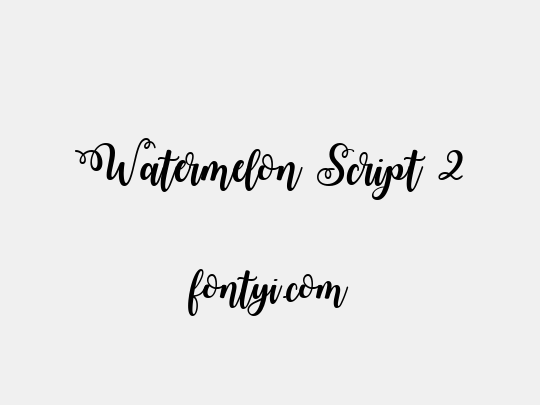 Watermelon Script 2