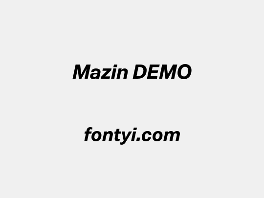 Mazin DEMO