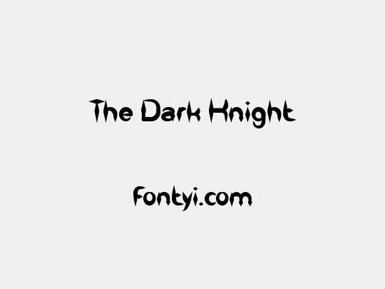 The Dark Knight