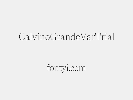 CalvinoGrandeVarTrial