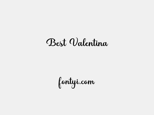 Best Valentina