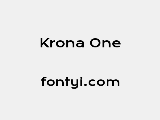 Krona One