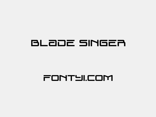 Blade Singer