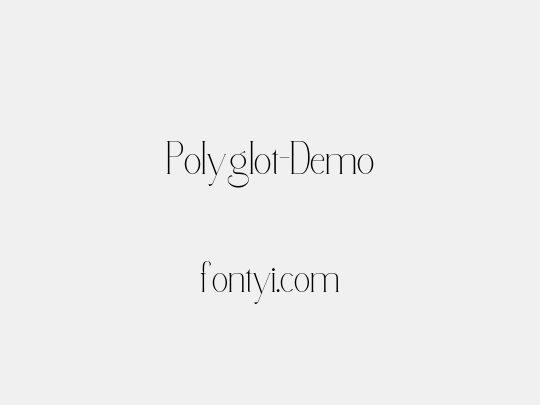 Polyglot-Demo