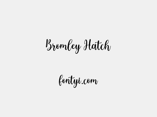 Bromley Hatch