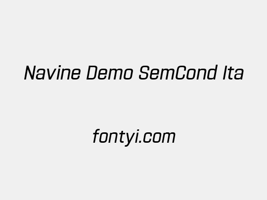 Navine Demo SemCond Ita
