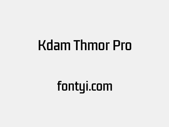 Kdam Thmor Pro