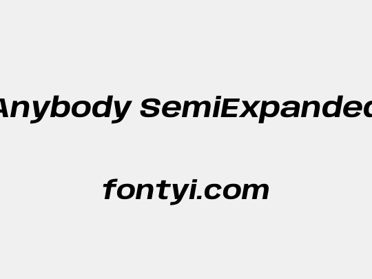 Anybody SemiExpanded