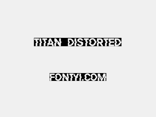 Titan Distorted