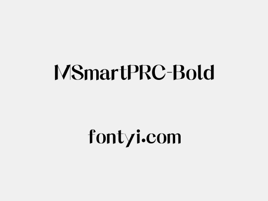 MSmartPRC-Bold