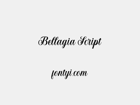 Bellagia Script
