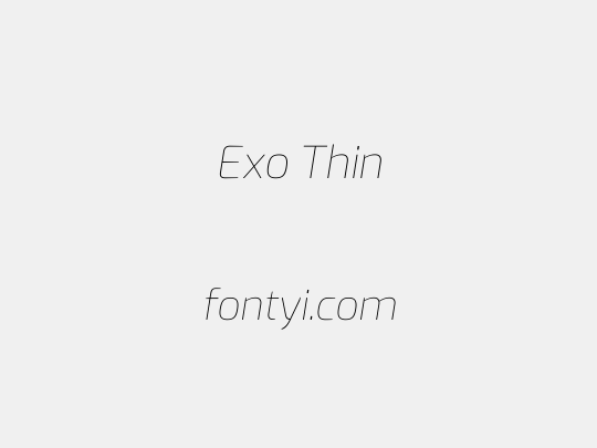 Exo Thin