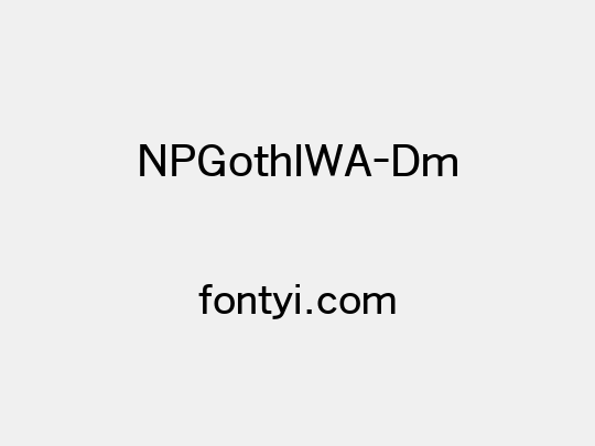 NPGothIWA-Dm