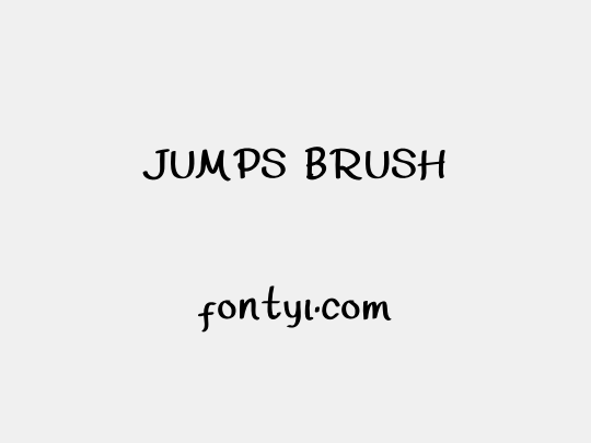 JUMPS BRUSH