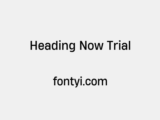 Heading Now Trial