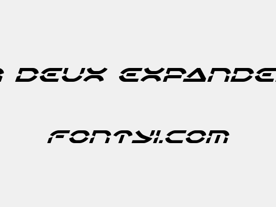 Oberon Deux Expanded Italic