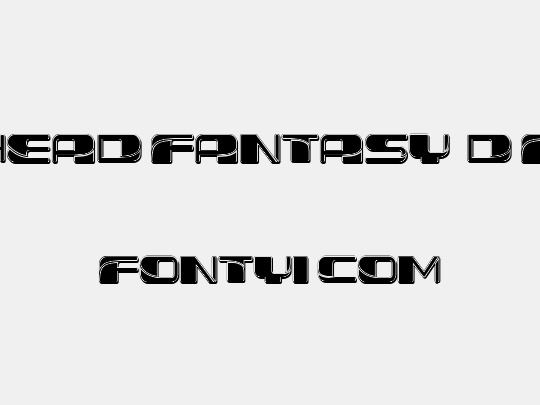 Forehead Fantasy 3D Filled