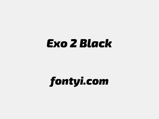 Exo 2 Black