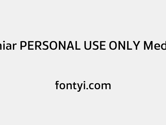 Famiar PERSONAL USE ONLY Medium