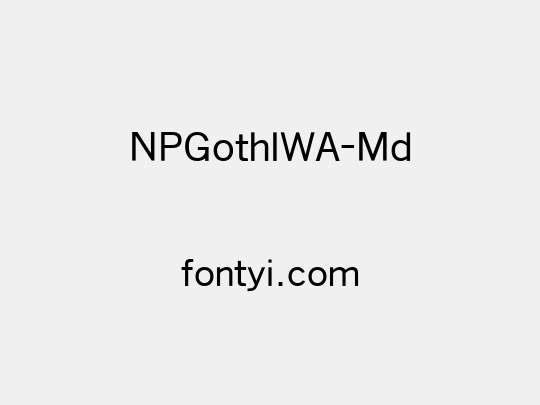 NPGothIWA-Md