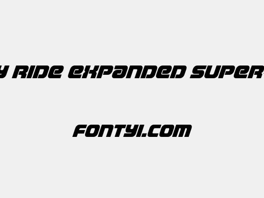 Easy Ride Expanded Super-Ital