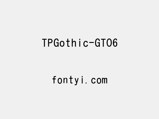 TPGothic-GT06