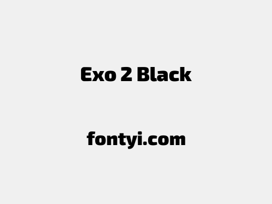 Exo 2 Black
