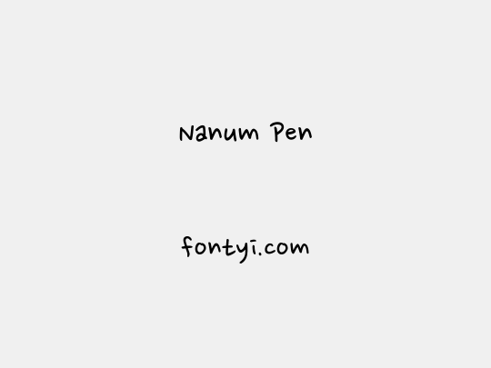 Nanum Pen