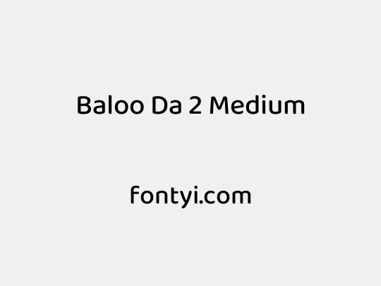 Baloo Da 2 Medium