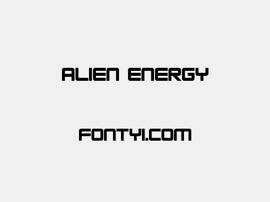 Alien Energy