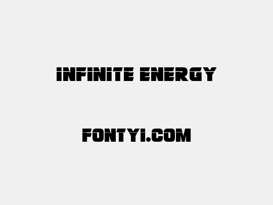 Infinite Energy