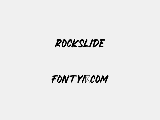 ROCKSLIDE