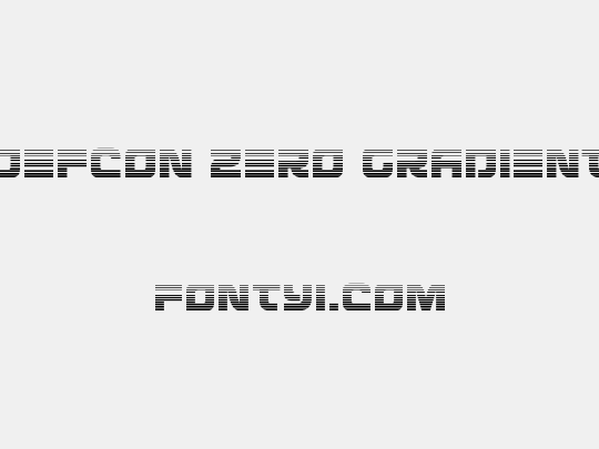 Defcon Zero Gradient