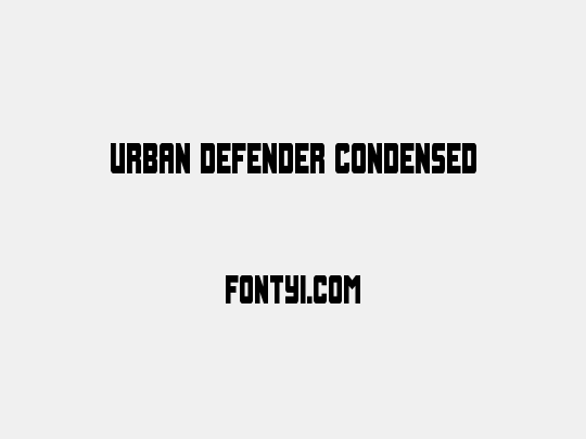 Urban Defender Condensed