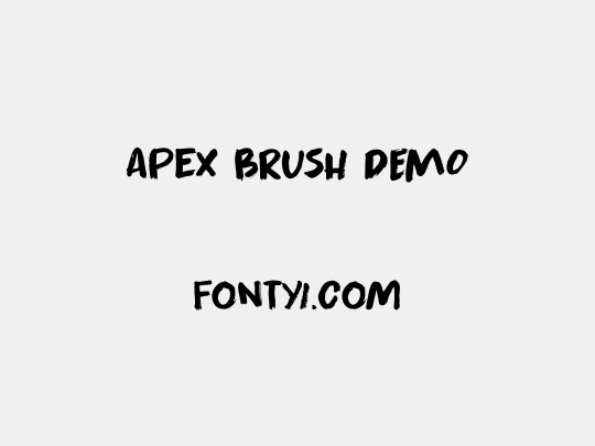 Apex Brush DEMO