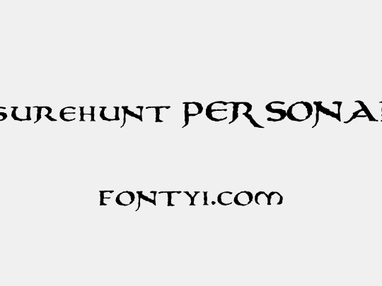 Treasurehunt PERSONAL USE