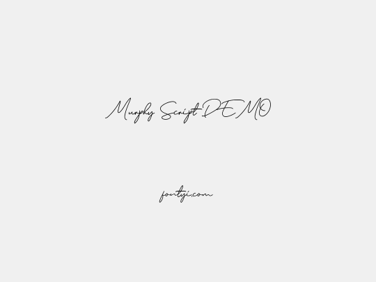 Murphy Script DEMO