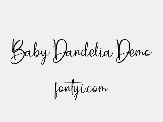 Baby Dandelia Demo