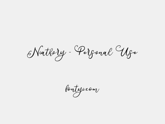 Niathory - Personal Use