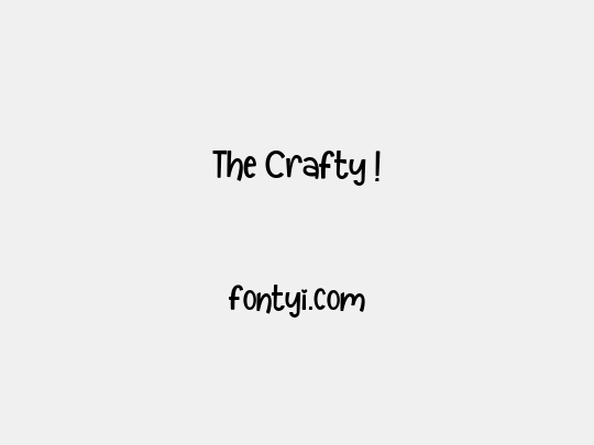 The Crafty !