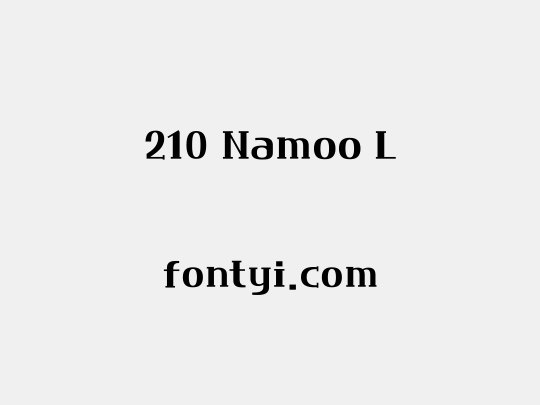 210 Namoo L