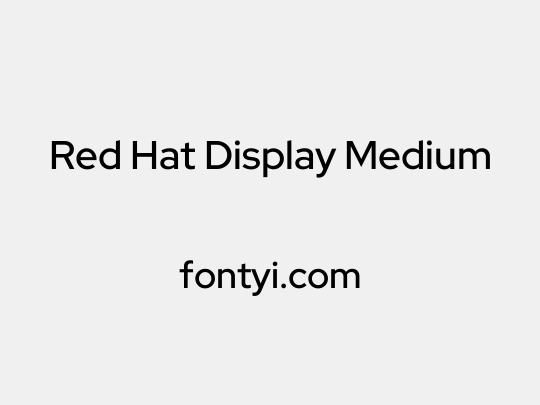 Red Hat Display Medium