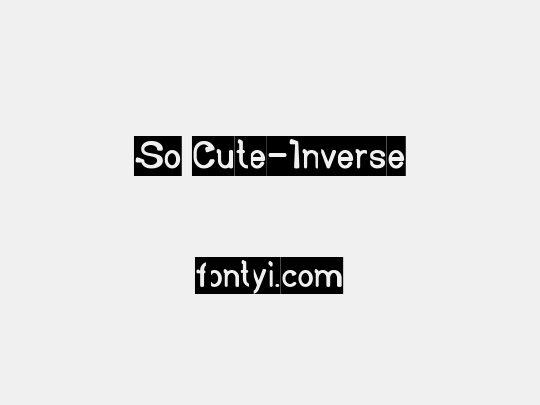 So Cute-Inverse