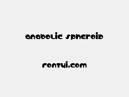 Anabolic Spheroid