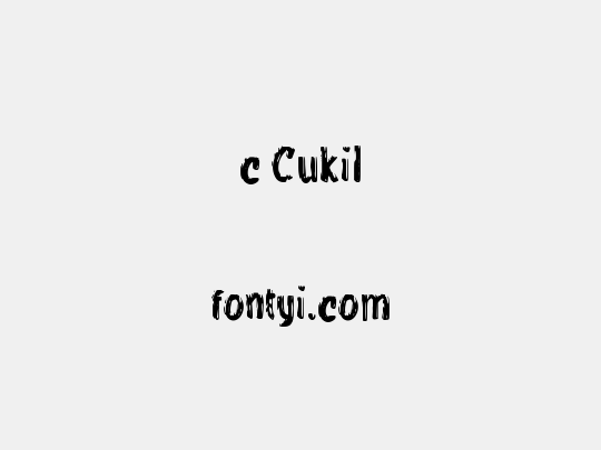 c Cukil